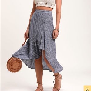 Lulus high-low skirt